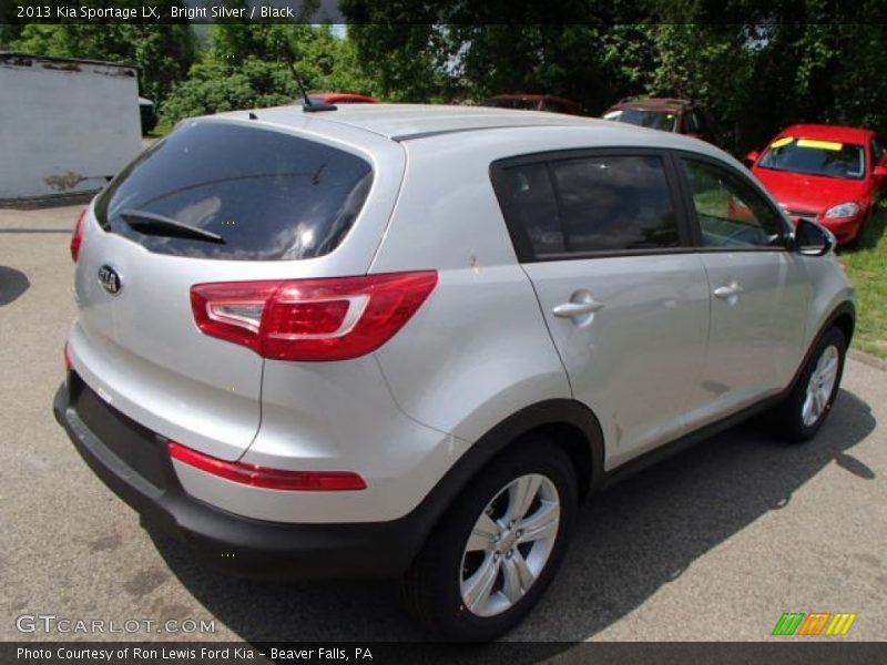Bright Silver / Black 2013 Kia Sportage LX