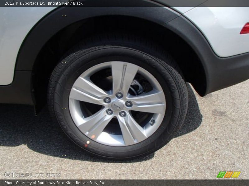Bright Silver / Black 2013 Kia Sportage LX