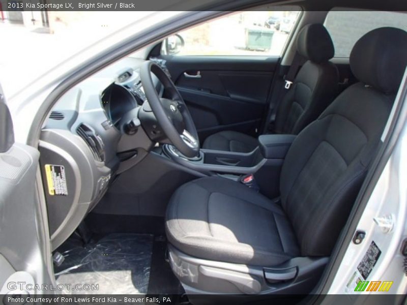 Bright Silver / Black 2013 Kia Sportage LX