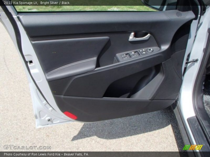 Bright Silver / Black 2013 Kia Sportage LX