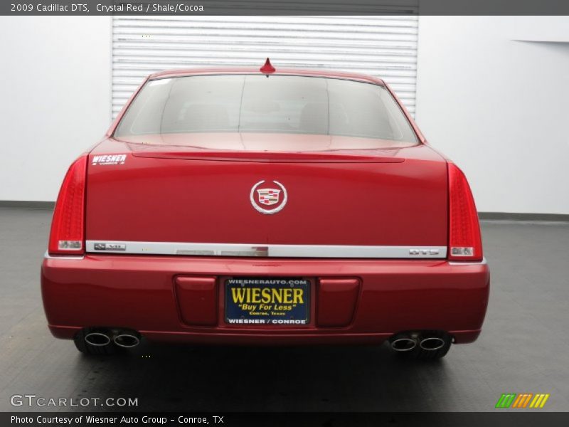 Crystal Red / Shale/Cocoa 2009 Cadillac DTS