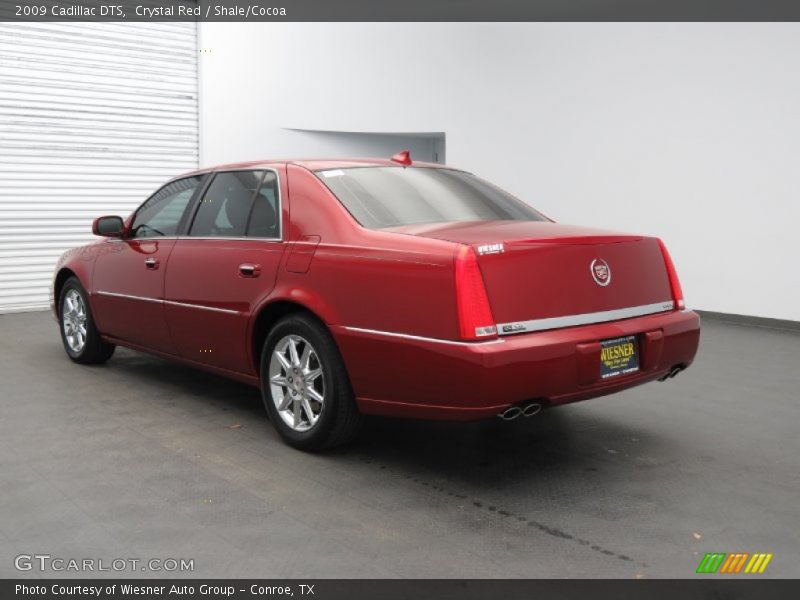 Crystal Red / Shale/Cocoa 2009 Cadillac DTS