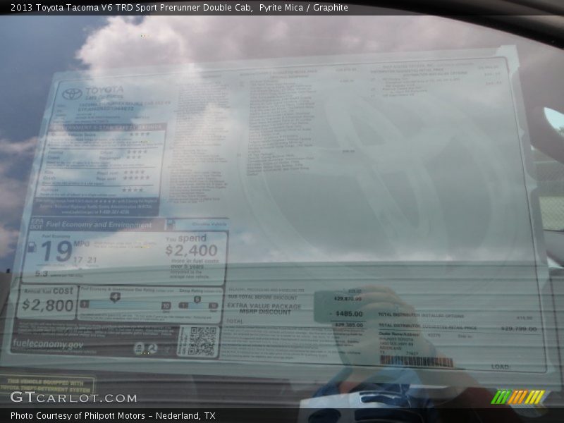 Pyrite Mica / Graphite 2013 Toyota Tacoma V6 TRD Sport Prerunner Double Cab