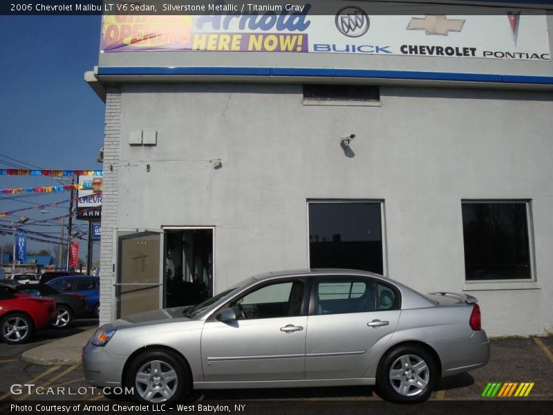 Silverstone Metallic / Titanium Gray 2006 Chevrolet Malibu LT V6 Sedan