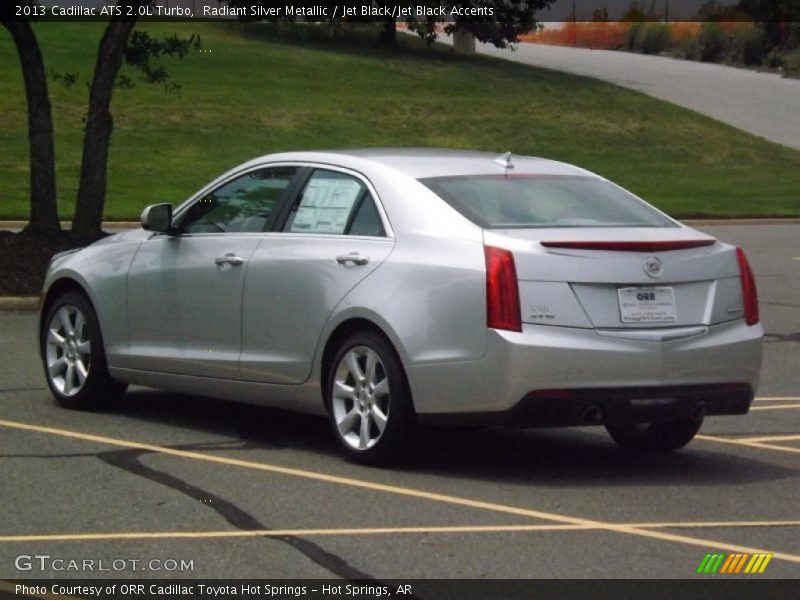 Radiant Silver Metallic / Jet Black/Jet Black Accents 2013 Cadillac ATS 2.0L Turbo