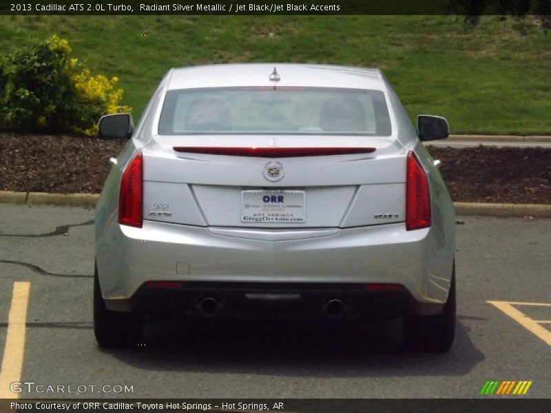 Radiant Silver Metallic / Jet Black/Jet Black Accents 2013 Cadillac ATS 2.0L Turbo