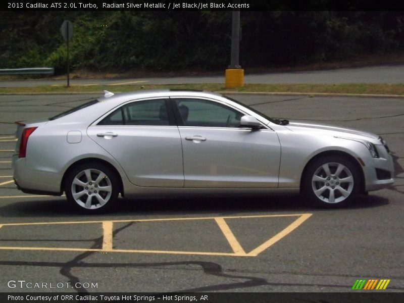 Radiant Silver Metallic / Jet Black/Jet Black Accents 2013 Cadillac ATS 2.0L Turbo