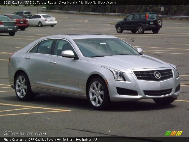 Radiant Silver Metallic / Jet Black/Jet Black Accents 2013 Cadillac ATS 2.0L Turbo
