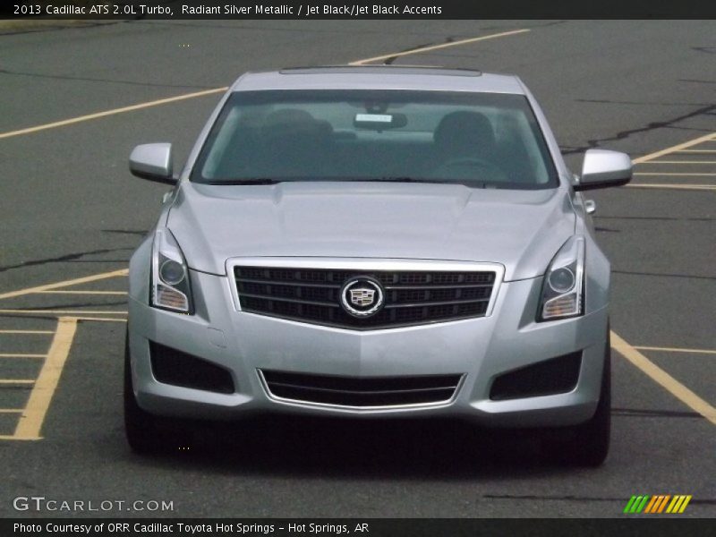 Radiant Silver Metallic / Jet Black/Jet Black Accents 2013 Cadillac ATS 2.0L Turbo