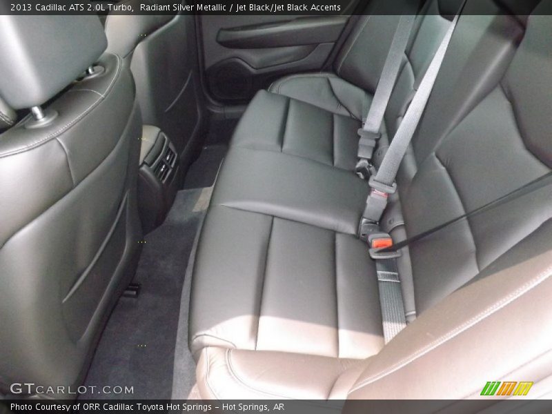 Radiant Silver Metallic / Jet Black/Jet Black Accents 2013 Cadillac ATS 2.0L Turbo