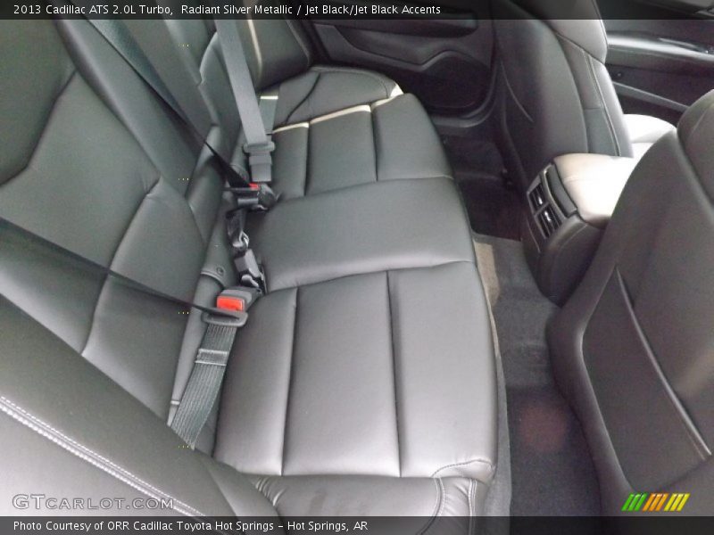 Radiant Silver Metallic / Jet Black/Jet Black Accents 2013 Cadillac ATS 2.0L Turbo