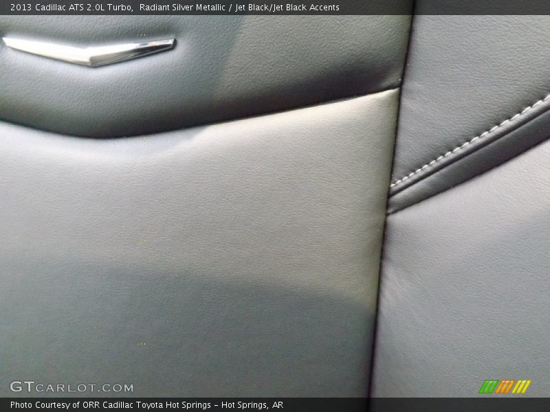 Radiant Silver Metallic / Jet Black/Jet Black Accents 2013 Cadillac ATS 2.0L Turbo