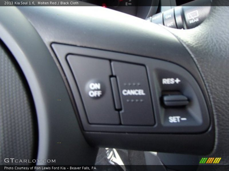 Molten Red / Black Cloth 2013 Kia Soul 1.6