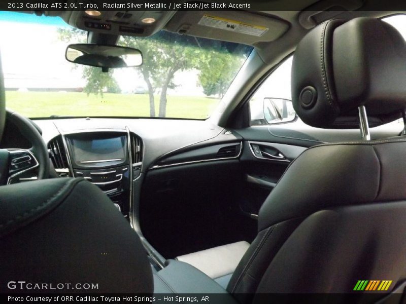 Radiant Silver Metallic / Jet Black/Jet Black Accents 2013 Cadillac ATS 2.0L Turbo