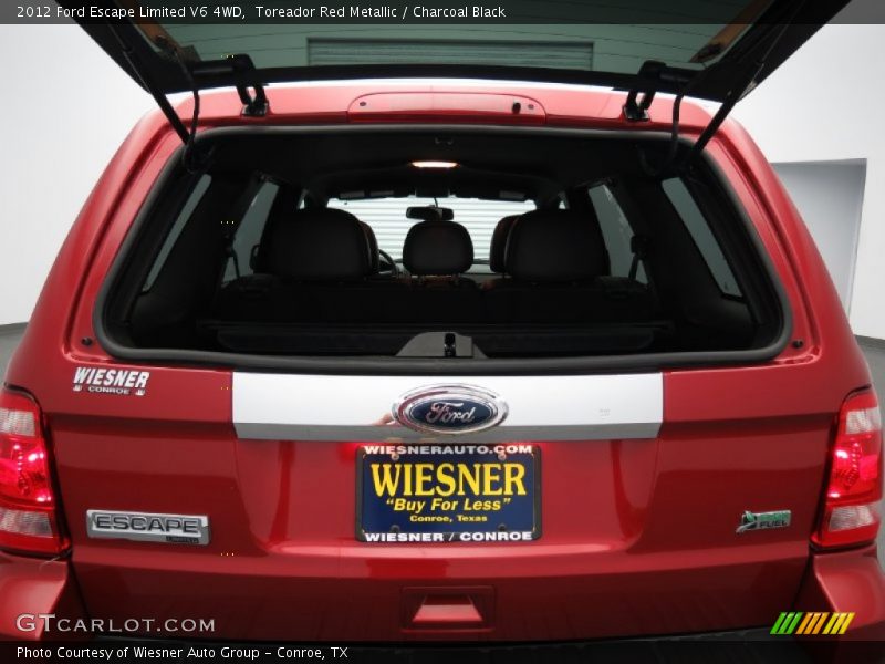 Toreador Red Metallic / Charcoal Black 2012 Ford Escape Limited V6 4WD