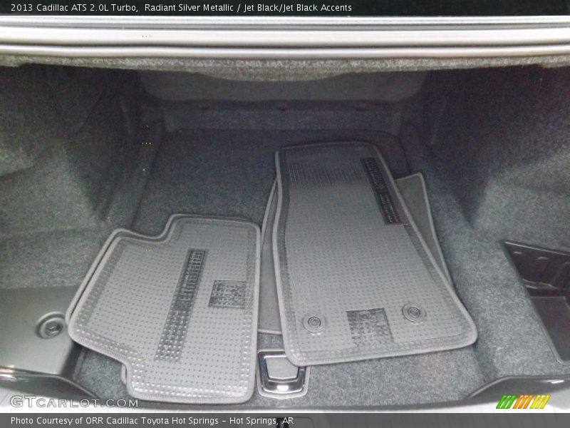 Radiant Silver Metallic / Jet Black/Jet Black Accents 2013 Cadillac ATS 2.0L Turbo
