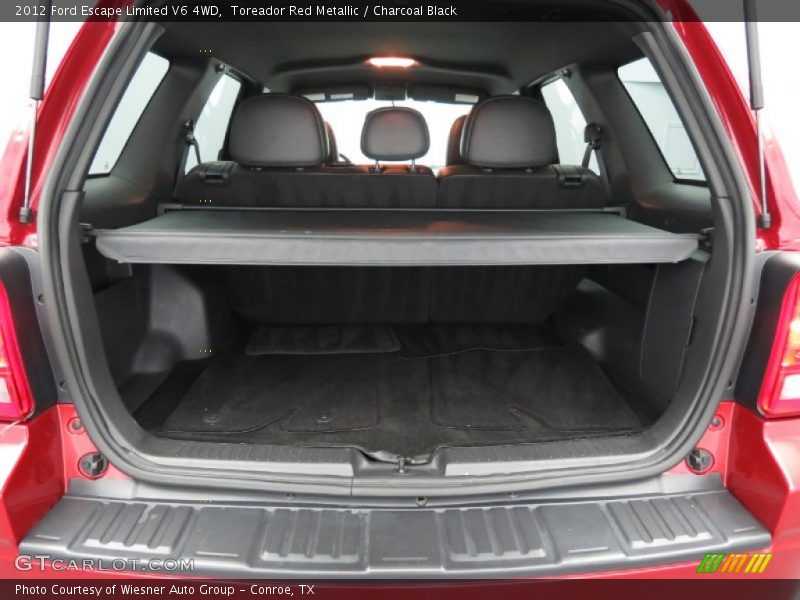 Toreador Red Metallic / Charcoal Black 2012 Ford Escape Limited V6 4WD