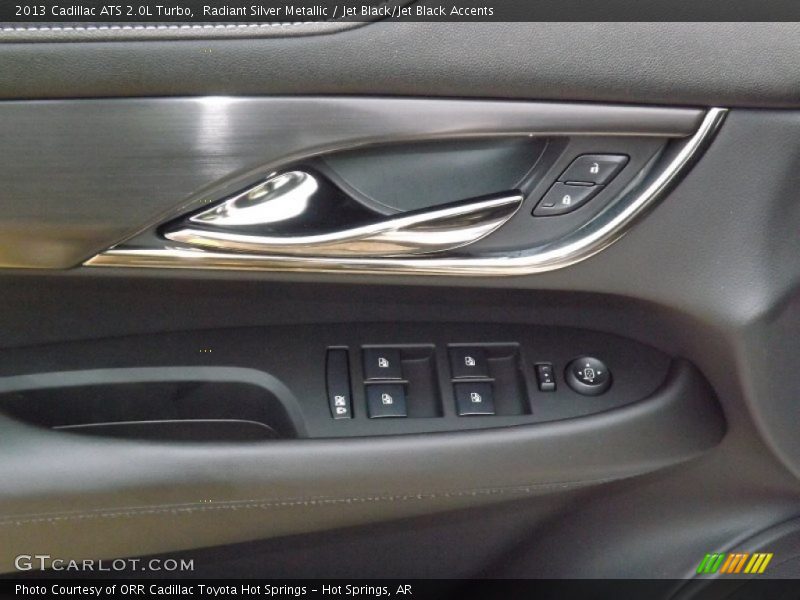 Radiant Silver Metallic / Jet Black/Jet Black Accents 2013 Cadillac ATS 2.0L Turbo