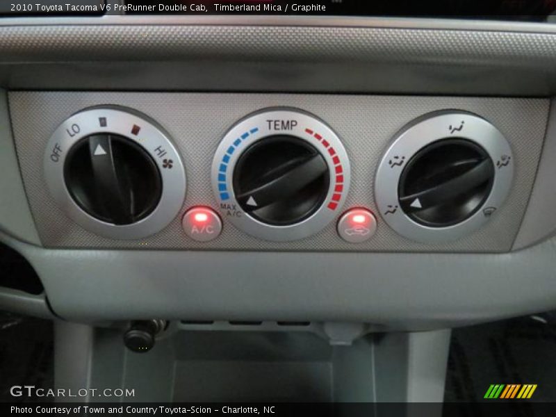 Controls of 2010 Tacoma V6 PreRunner Double Cab