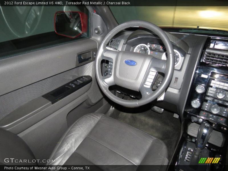 Toreador Red Metallic / Charcoal Black 2012 Ford Escape Limited V6 4WD