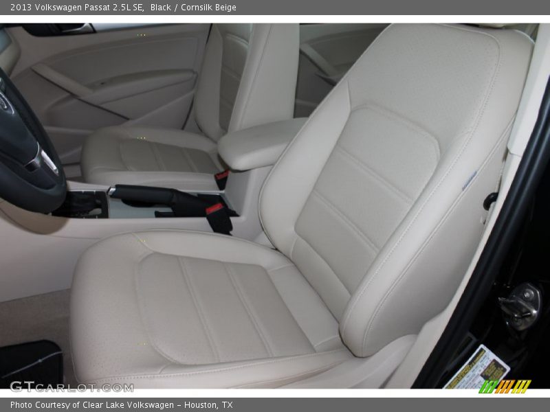 Black / Cornsilk Beige 2013 Volkswagen Passat 2.5L SE