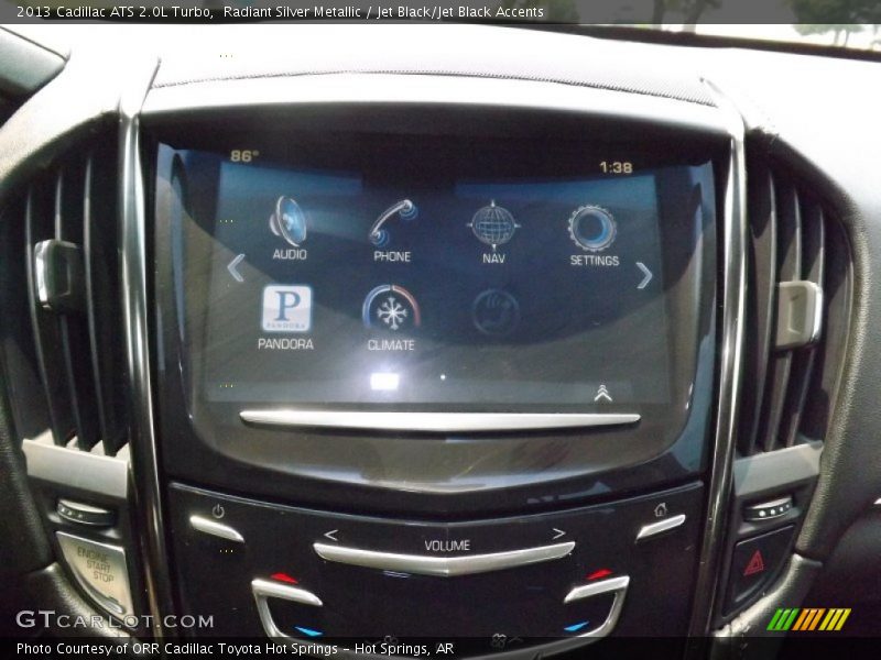 Radiant Silver Metallic / Jet Black/Jet Black Accents 2013 Cadillac ATS 2.0L Turbo