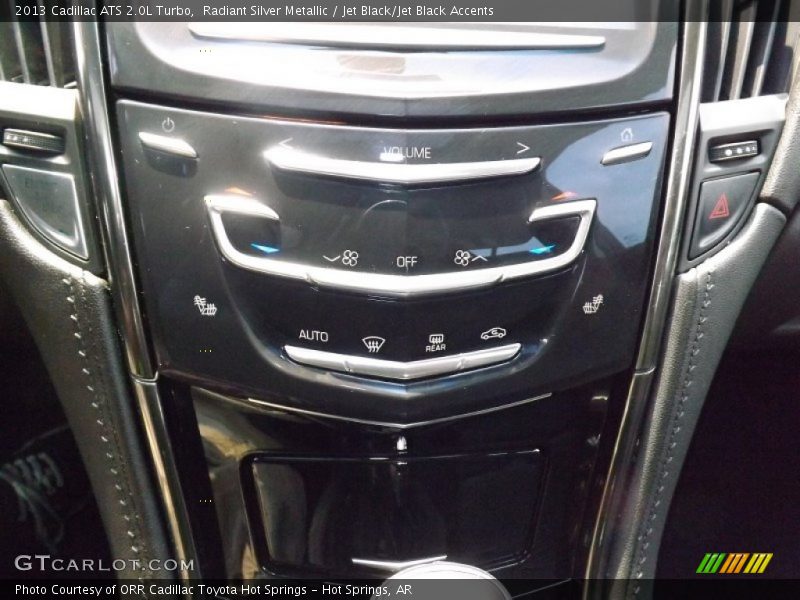 Radiant Silver Metallic / Jet Black/Jet Black Accents 2013 Cadillac ATS 2.0L Turbo