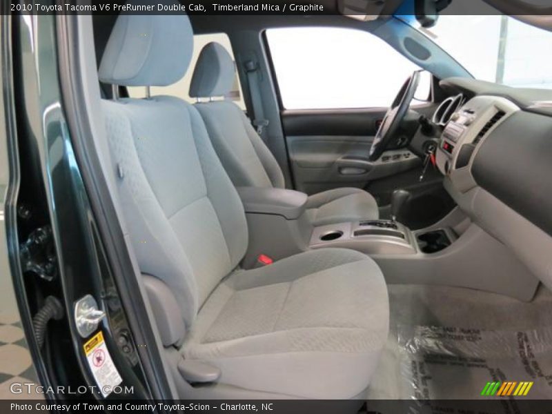Front Seat of 2010 Tacoma V6 PreRunner Double Cab