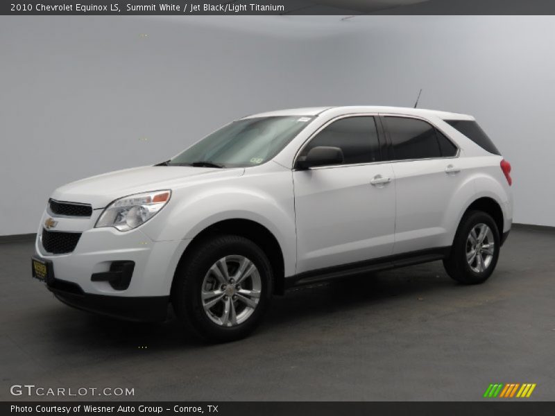 Summit White / Jet Black/Light Titanium 2010 Chevrolet Equinox LS