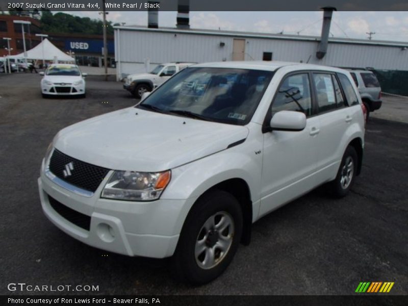 White Pearl / Black 2007 Suzuki Grand Vitara 4x4