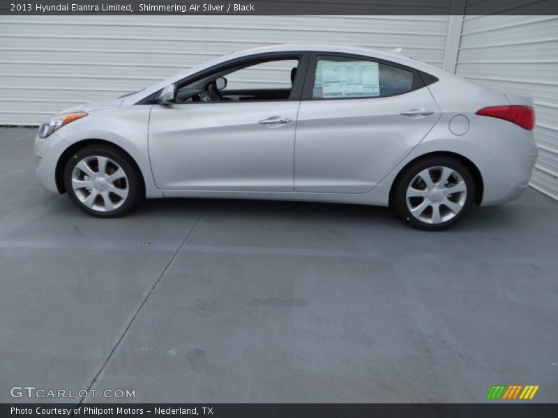  2013 Elantra Limited Shimmering Air Silver