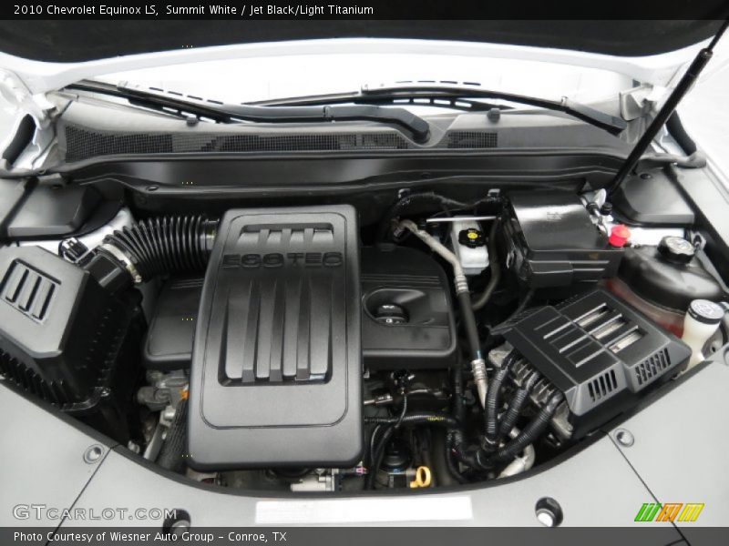 Summit White / Jet Black/Light Titanium 2010 Chevrolet Equinox LS