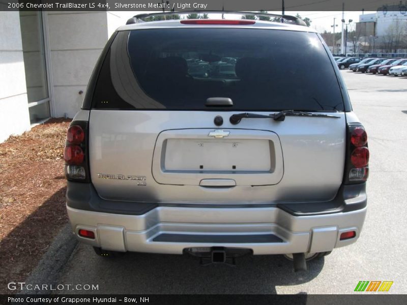 Silverstone Metallic / Light Gray 2006 Chevrolet TrailBlazer LS 4x4