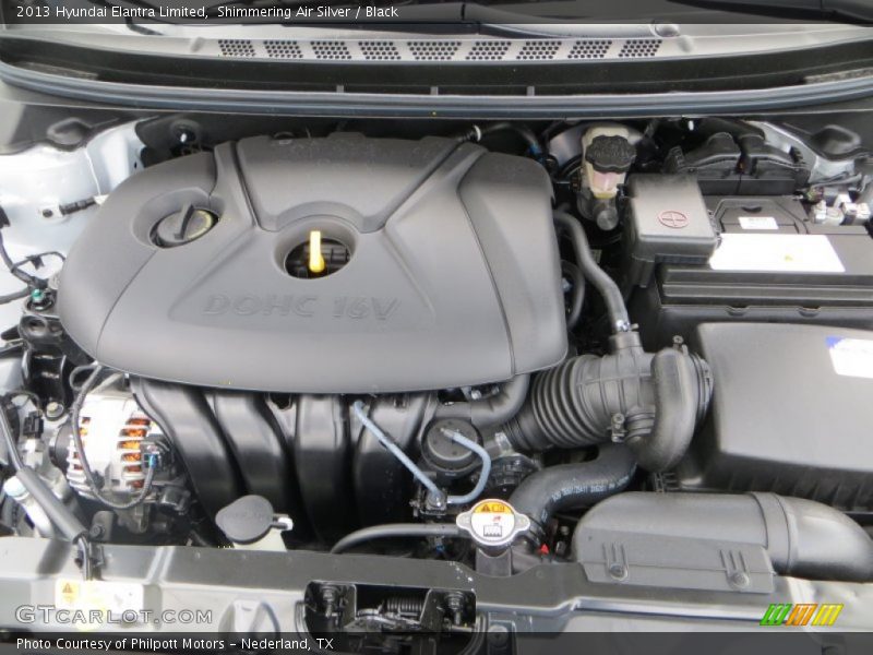  2013 Elantra Limited Engine - 1.8 Liter DOHC 16-Valve D-CVVT 4 Cylinder