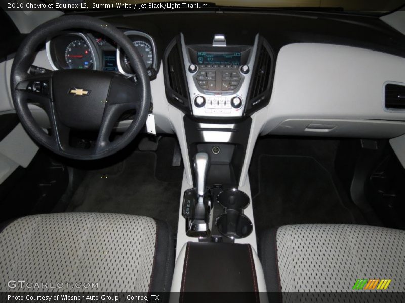 Summit White / Jet Black/Light Titanium 2010 Chevrolet Equinox LS