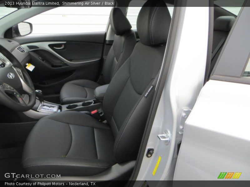 Front Seat of 2013 Elantra Limited