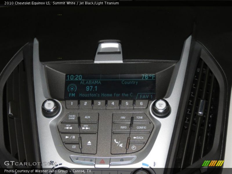 Summit White / Jet Black/Light Titanium 2010 Chevrolet Equinox LS