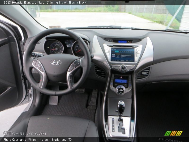 Dashboard of 2013 Elantra Limited