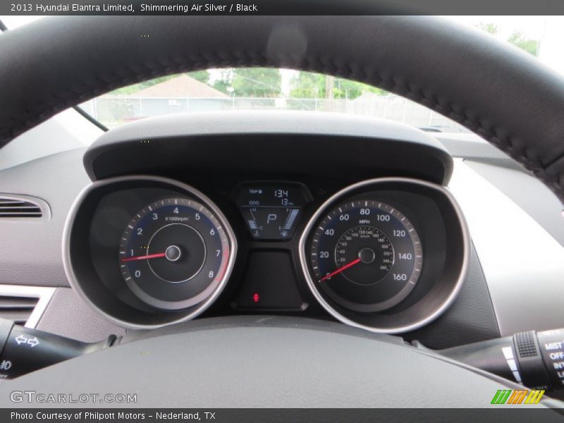  2013 Elantra Limited Limited Gauges