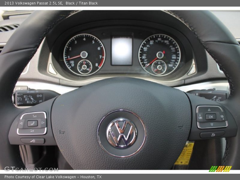 Black / Titan Black 2013 Volkswagen Passat 2.5L SE