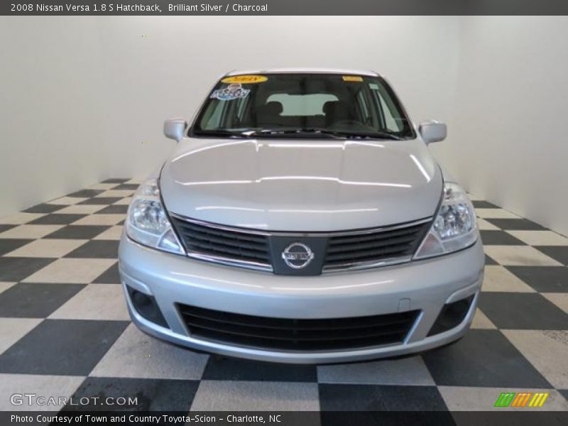 Brilliant Silver / Charcoal 2008 Nissan Versa 1.8 S Hatchback