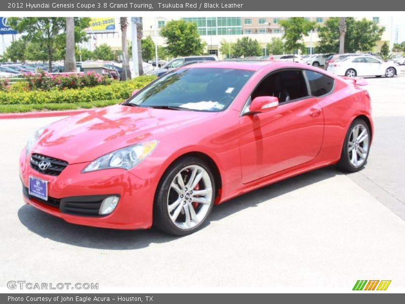 Tsukuba Red / Black Leather 2012 Hyundai Genesis Coupe 3.8 Grand Touring