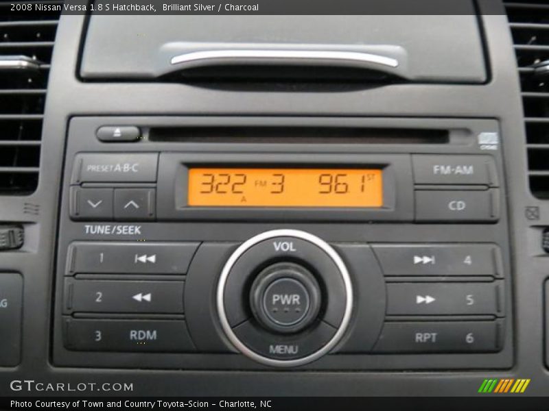 Audio System of 2008 Versa 1.8 S Hatchback