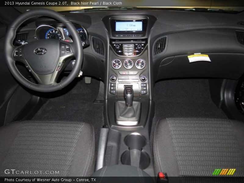 Black Noir Pearl / Black Cloth 2013 Hyundai Genesis Coupe 2.0T