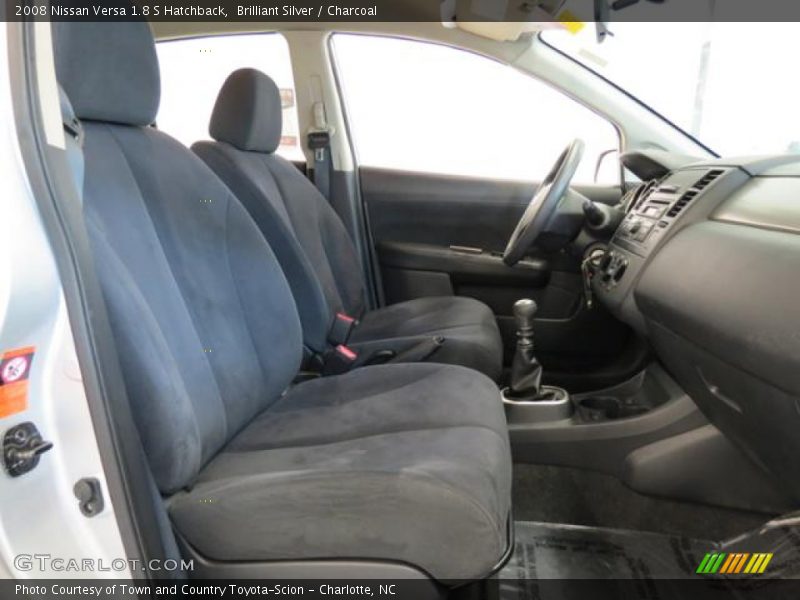 Brilliant Silver / Charcoal 2008 Nissan Versa 1.8 S Hatchback
