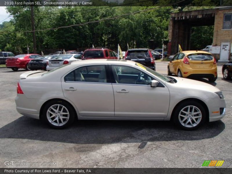 Smokestone Metallic / Camel 2010 Ford Fusion SEL