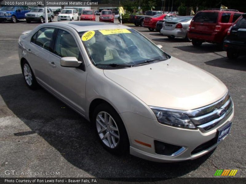 Smokestone Metallic / Camel 2010 Ford Fusion SEL