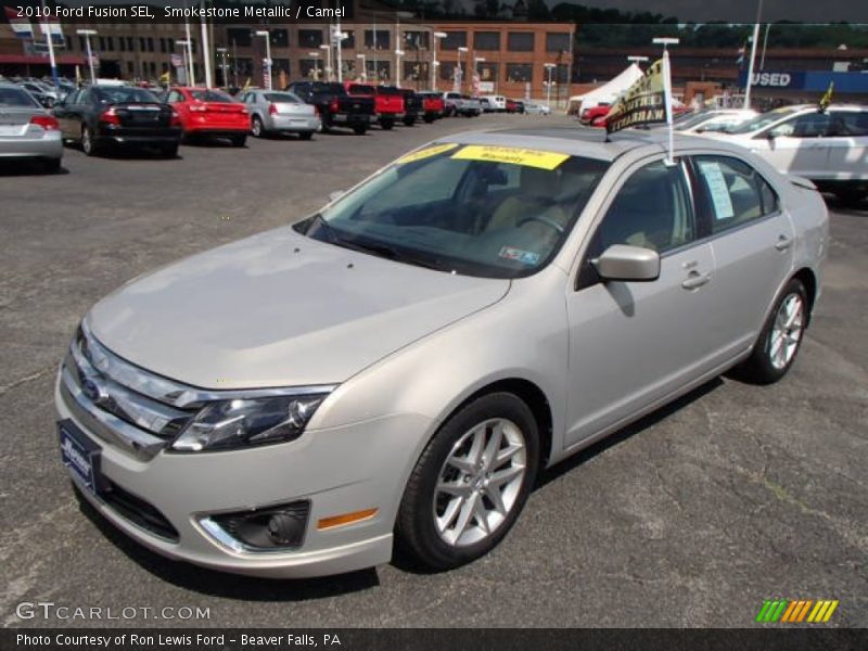 Smokestone Metallic / Camel 2010 Ford Fusion SEL