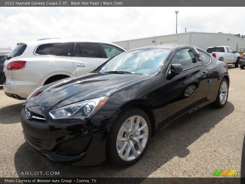 Black Noir Pearl / Black Cloth 2013 Hyundai Genesis Coupe 2.0T