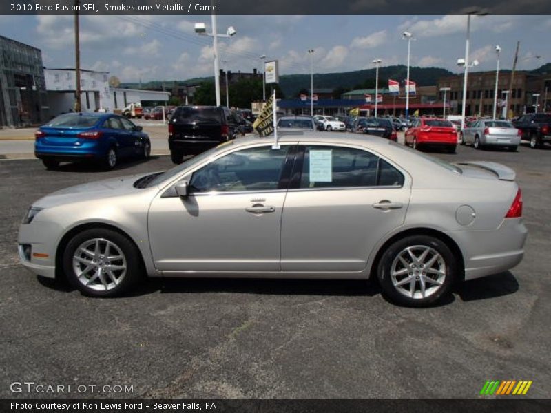 Smokestone Metallic / Camel 2010 Ford Fusion SEL